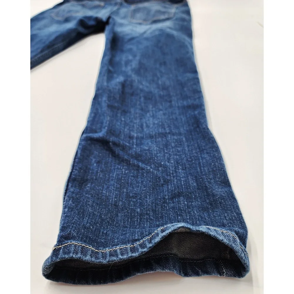 BANANA REPUBLIC 32 X14 DARK WASH AUTHENTIC JEANS WOMENS STRETCH‎ STRAIGHT FIT